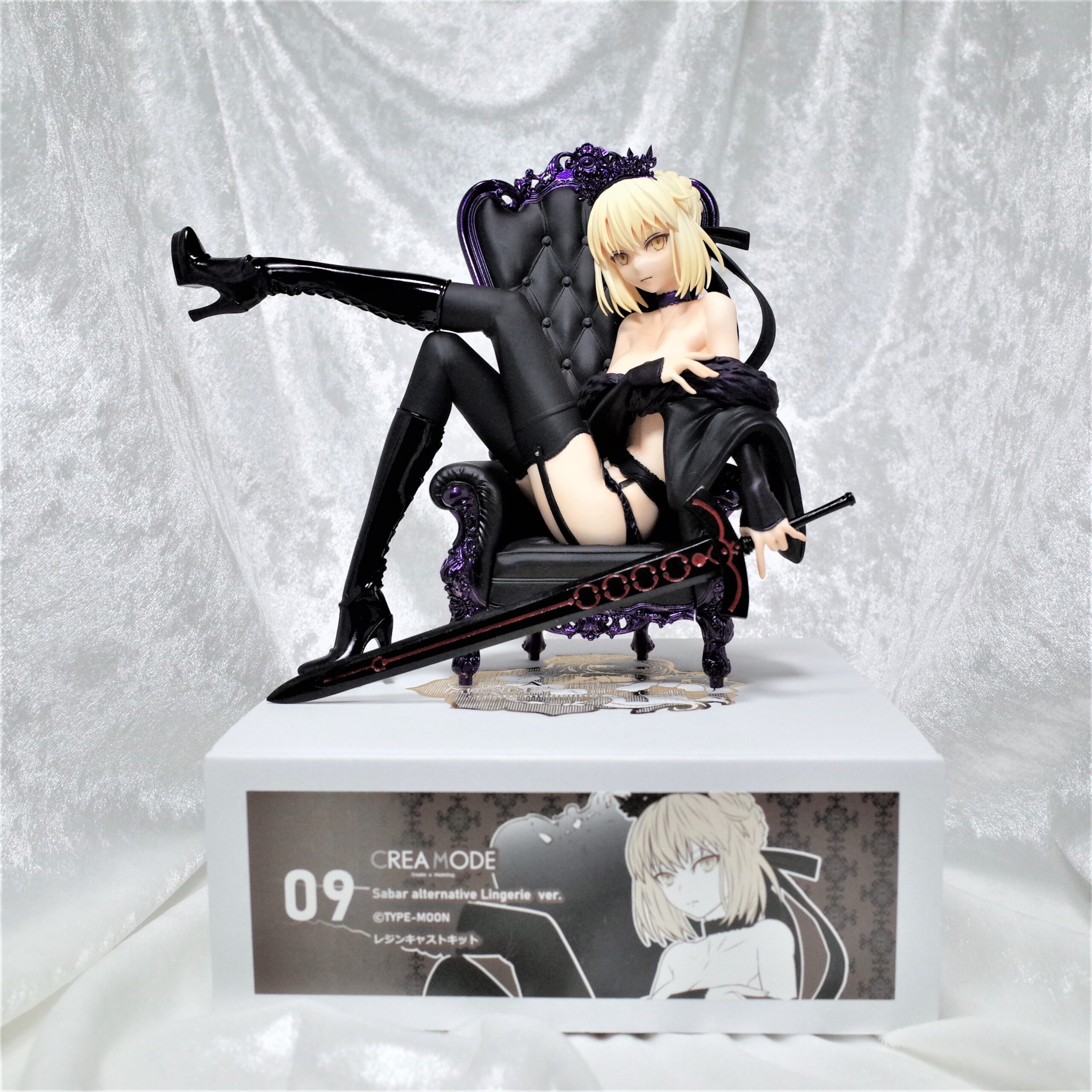 豊富な最新作1/7 セイバーオルタ ガレージキット塗装完成品 レジンキャスト　Fate/stay night Fate